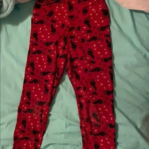 Lularoe super soft TWEEN leggings cat designs